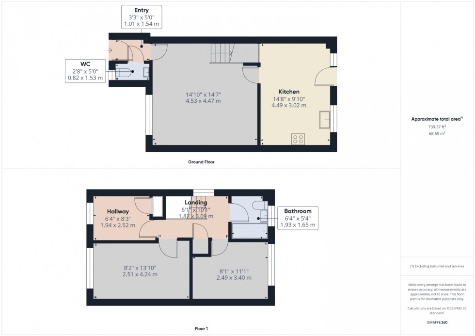 Floorplan for Sheevaun Close, Longlevens, Gloucester, GL2